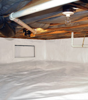 A complete crawl space repair system in Shelton