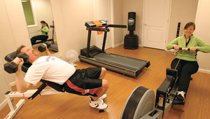 installing a basement fitness center in Bremerton