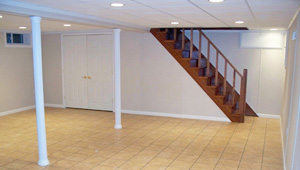 A complete finished basement system in a Poulsbo home