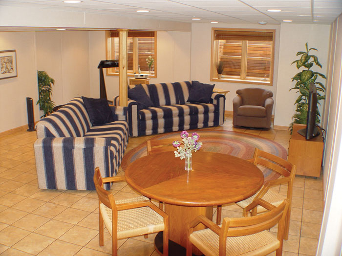 Finished Basement Floor Tiles In Bremerton Olympia Silverdale