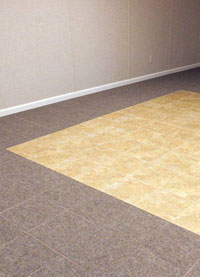 Basement Wood Flooring installed in Shelton, Washington