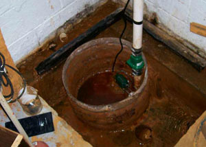 Extreme clogging and rust in a Shelton sump pump system