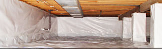 an encapsulated crawl space system in Aberdeen