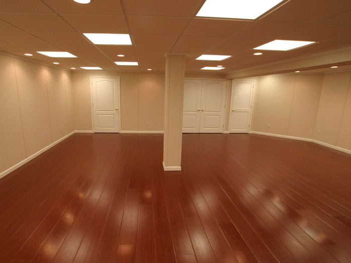 Wood Laminate Basement Floor Finishing In Olympia Bremerton Silverdale Basement Flooring Wood Design In Washington