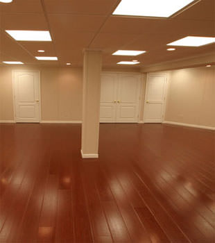 Wood Laminate Basement Floor Finishing In Olympia Bremerton