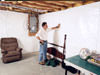 A basement wall covering for creating a vapor barrier on basement walls in Silverdale, Bremerton, Olympia